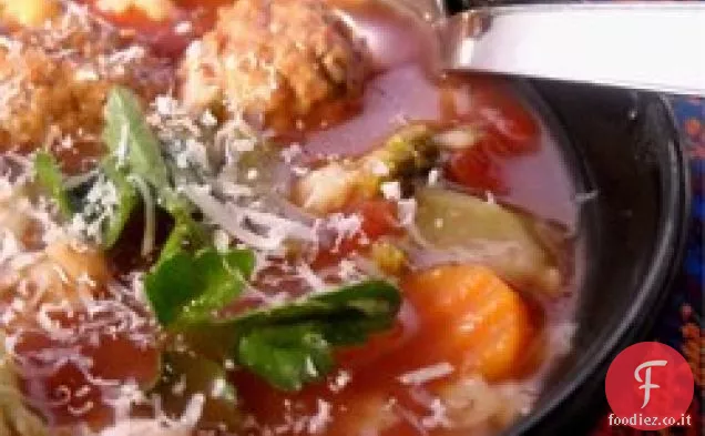 Zuppa di polpette italiana