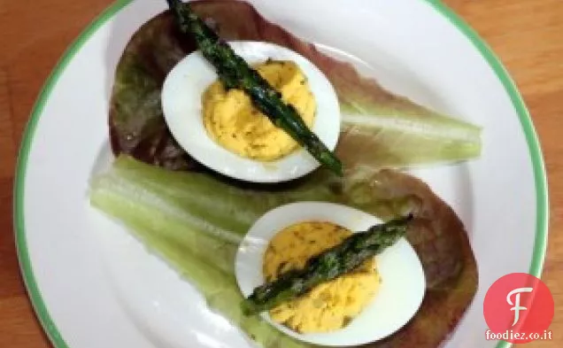 Asparagi Uova alla diavola