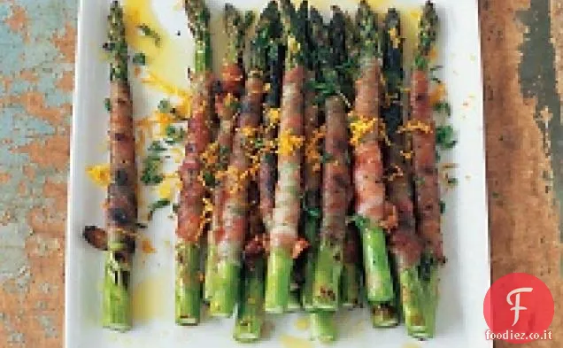 Asparagi Avvolti in Pancetta con Citronette