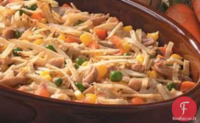 Tonno nella casseruola di paglia