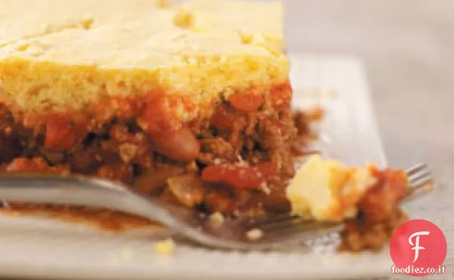 Hamburger di mais pane casseruola