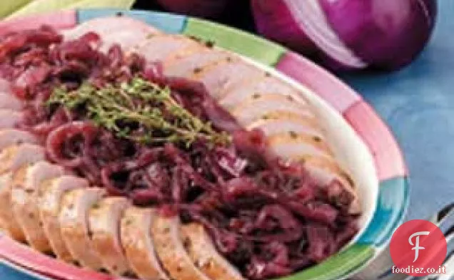 Filetto di Maiale con Cipolla Rossa smaltata