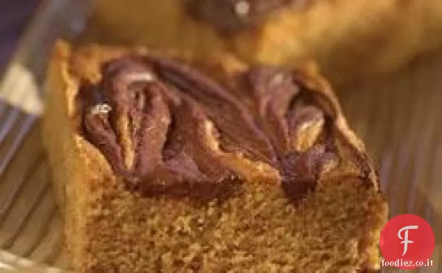 Brownies marmorizzati al burro di arachidi