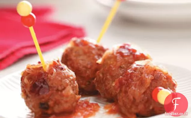 Polpette di crauti di mirtillo