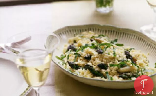 Couscous con Asparagi Verdi e Bianchi