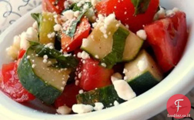 Insalata di pomodoro, basilico e Feta