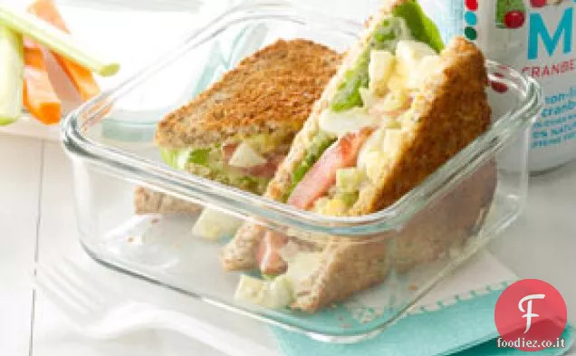 Pesto-Dijon Sandwiches Salad Sandwiches