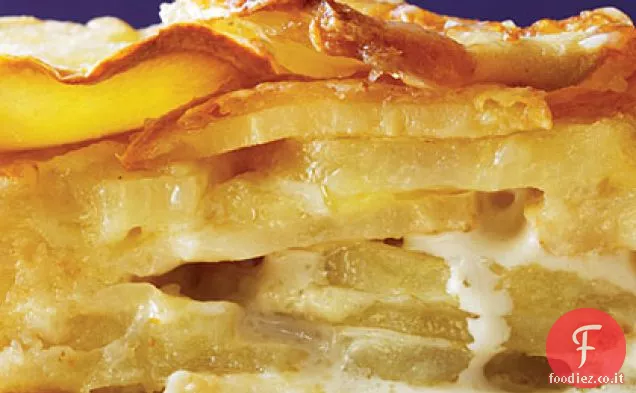 Gratin di verdure a radice