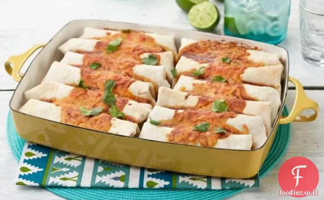 Burritos di manzo e fagioli