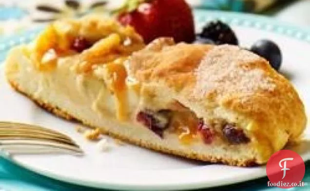 Torta al caffè di mele caramellate