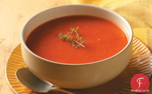 Zuppa di pepe rosso arrosto