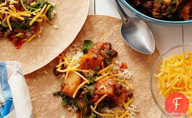 Burritos vegetariani surgelati