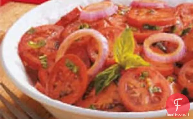 Pomodori di prugna con Vinaigrette Balsamica
