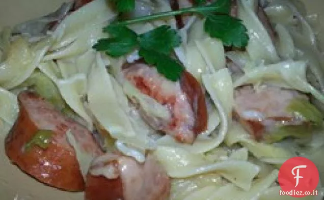 Kielbasa, Cavoli e Noodles