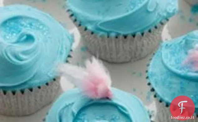 Cotton Candy Cupcakes