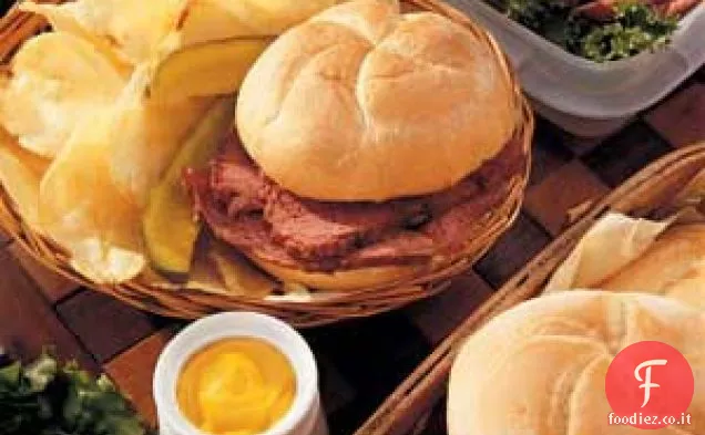 Panini di manzo in scatola smaltati