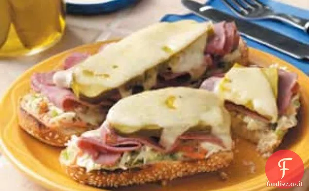 Reuben Slaw Sandwiches