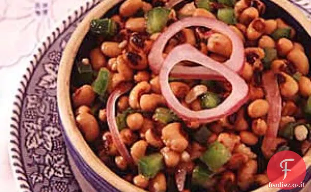 Insalata di piselli dagli occhi neri