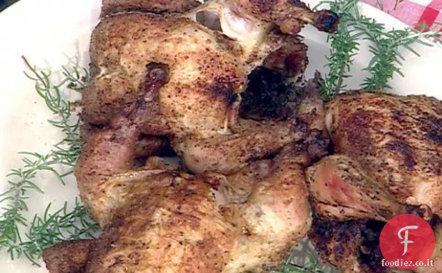 Pollo alla griglia con salsa alla griglia di zia Peggy