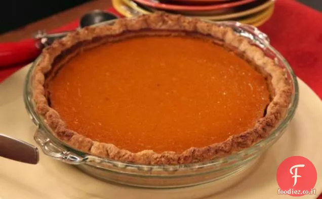 Torta di zucca Kabocha con crosta speziata