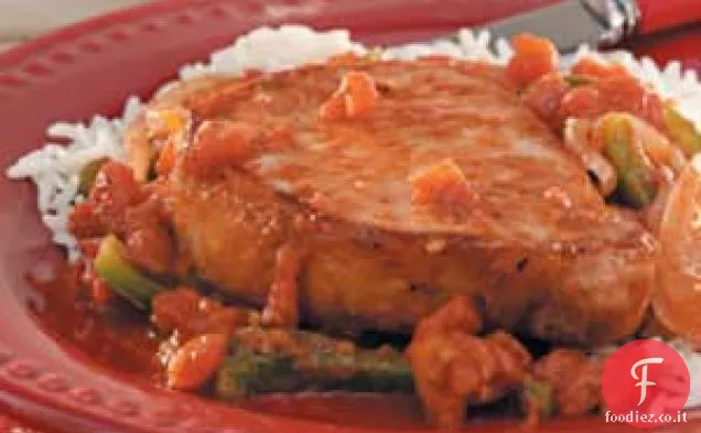 Braciole di maiale Mole
