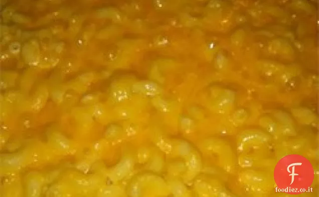 Gustoso formaggio Mac n al forno