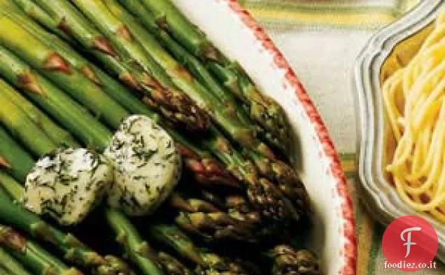 Asparagi con burro di aneto