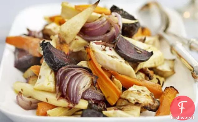 Arrosto di radice Veg con cumino