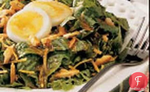 Insalata con condimento al miele e senape