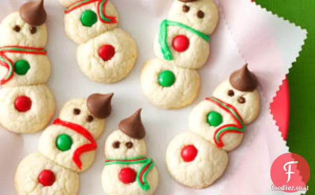 Biscotti pupazzo di neve