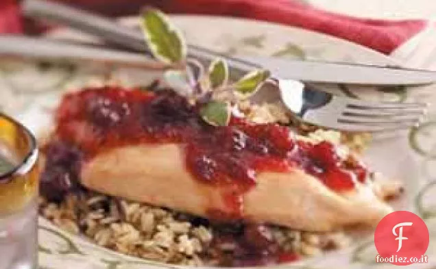 Cranberry Pollo e riso selvatico