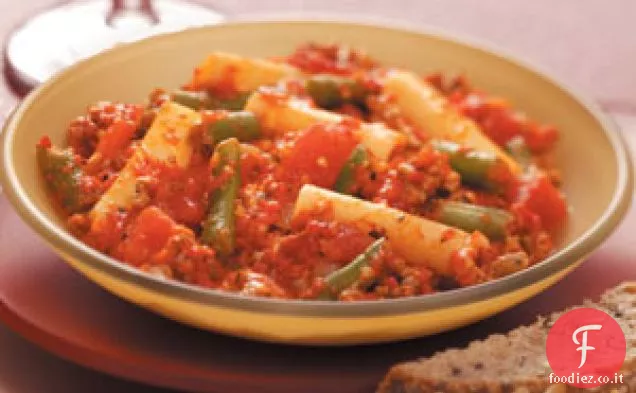 Pasta di pepe rosso muscoloso