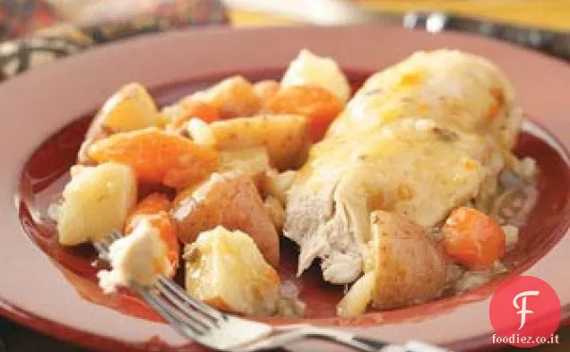 Slow Cooker Cena di pollo
