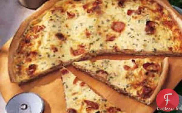Pancetta e formaggio Colazione Pizza