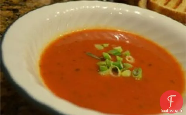 Pepe rosso e zuppa di pomodoro