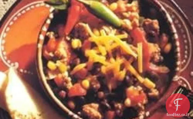 Fagioli neri Tacchino Chili
