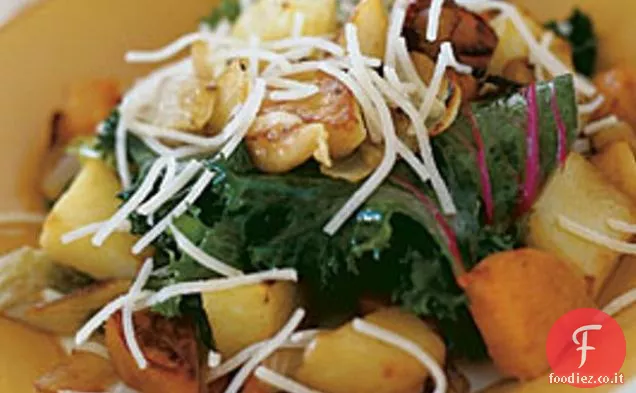 Insalata di verdure arrosto con condimento allo sherry