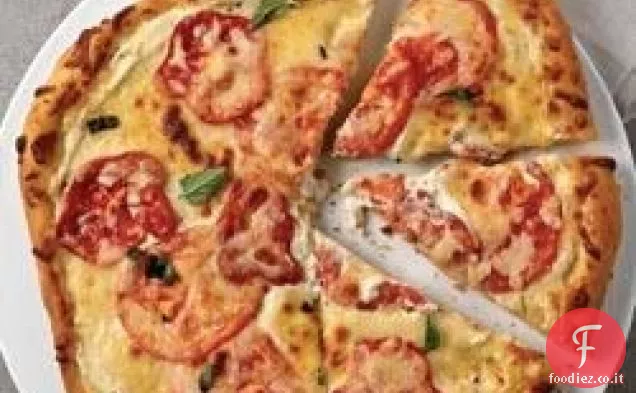 Pizza Facile al pomodoro e Basilico