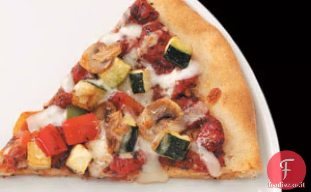 Pizza vegetariana integrale