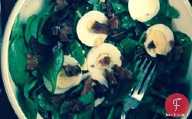 Insalata di lattuga appassita