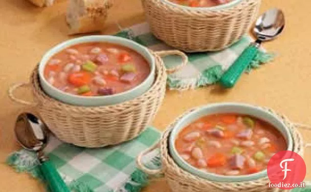 Zuppa di prosciutto e fagioli