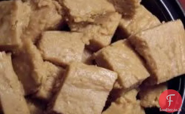 Facile Vegan Burro di arachidi Fudge