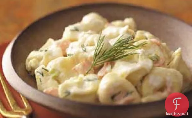 Tortellini con Salsa di Salmone e Ricotta