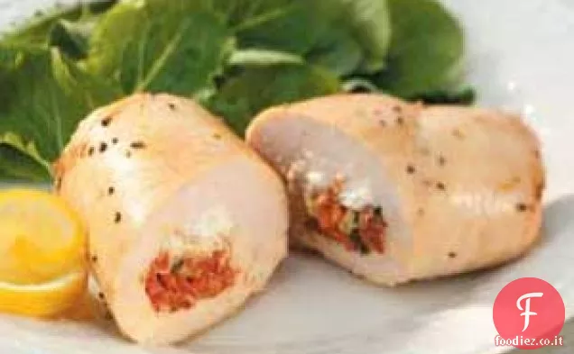 Pollo al pomodoro essiccato al sole
