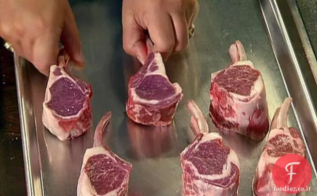 Costolette di agnello alla griglia con Charmoula