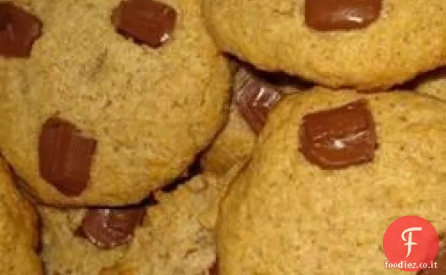 Biscotti integrali di grano bianco e miele al cioccolato