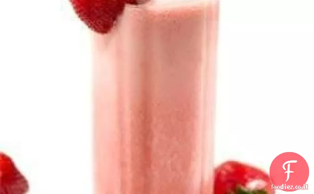 Fresh Strawberry Banana Sunrise Smoothie con dolcificante naturale Truvia®