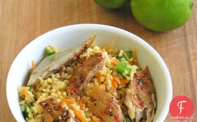 Insalata di sgombro, pepe e Bulgur