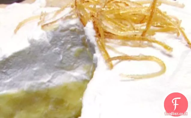 Torta di meringa al limone al forno