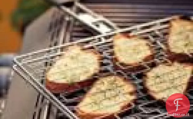 Pane all'aglio alla griglia